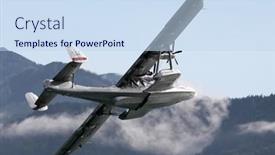  Presentation with air engine - Slide set consisting of st-wolfgang-austria-july-7 background and a sky blue colored foreground