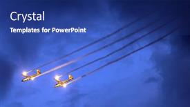  Presentation with glider - Beautiful PPT theme featuring pathway - road wrapped snow leading backdrop and a gray colored foreground