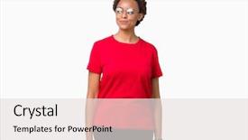  Presentation with african american culture - PPT layouts enhanced with staar - beautiful young african american woman background and a  colored foreground