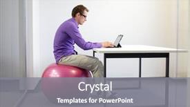  Presentation with posture - Beautiful presentation design featuring surprised charming young woman standing and pointing away in the garden backdrop and a dark gray colored foreground