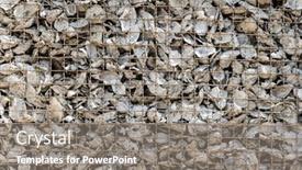 Presentation with shells - Slides featuring stack-of-abandoned-oyster-shells background and a gray colored foreground