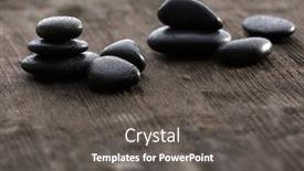  Presentation with black sea - Audience pleasing PPT layouts consisting of stack-of-black-sea-paddles backdrop and a dark gray colored foreground