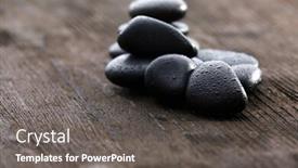  Presentation with black sea - PPT layouts featuring stack-of-black-sea-paddles background and a gray colored foreground