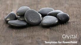  Presentation with black sea - Amazing slides having stack-of-black-sea-paddles backdrop and a gray colored foreground