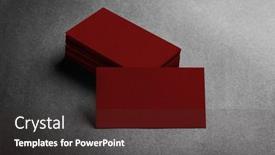  Presentation with red grey - Cool new presentation theme with stack-of-blank-dark-red backdrop and a tawny brown colored foreground