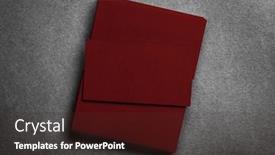  Presentation with red grey - Beautiful slides featuring stack-of-blank-dark-red backdrop and a wine colored foreground