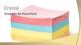  Presentation with multicolor - Slides consisting of stack-of-blank-multicolor-square background and a pink colored foreground