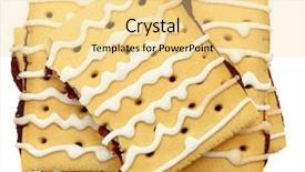  Presentation with gluten - Colorful slide set enhanced with stack of blueberry gluten free backdrop and a blonde colored foreground