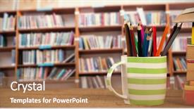  Presentation with surgical masks stack of color - Audience pleasing PPT layouts consisting of stack of books by mug backdrop and a coral colored foreground