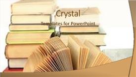  Presentation with stack books - Beautiful PPT layouts featuring stack of books isolated on white backdrop and a cream colored foreground