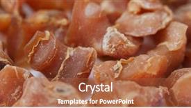  Presentation with dry - Slide set enhanced with stack of chinese dry conch background and a  colored foreground