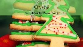  Presentation with cookie - PPT layouts featuring composition with bowl of turmeric powder on wooden table background and a tawny brown colored foreground