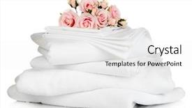  Presentation with white sheet - Audience pleasing slide deck consisting of happy bride and groom at the reception table backdrop and a light gray colored foreground