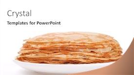  Presentation with stack - Audience pleasing PPT layouts consisting of stack-of-crepes backdrop and a white colored foreground