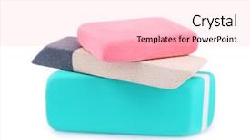  Presentation with frames isolated on white brown - Theme enhanced with stack of erasers isolated background and a lemonade colored foreground