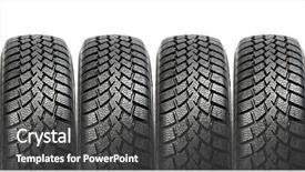  Presentation with wheel - Slide set having stack of four wheel new background and a dark gray colored foreground