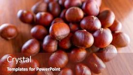  Presentation with stack - PPT layouts with stack-of-fresh-raw-chestnuts background and a  colored foreground