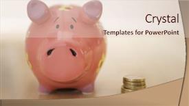  Presentation with gold coins and jewelry - PPT layouts enhanced with watercolor chili peppers spicy background and a  colored foreground.