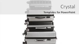  Presentation with grey black white - PPT theme consisting of stack-of-grey-and-black background and a light gray colored foreground