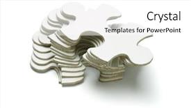  Presentation with puzzle pieces - Amazing presentation having stack of jigsaw puzzle pieces backdrop and a  colored foreground