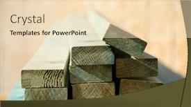  Presentation with lumber - Beautiful slide deck featuring stack-of-lumber-waiting backdrop and a lemonade colored foreground