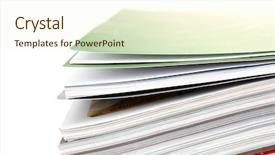  Presentation with magazines - Cool new slides with education stacked old newspapers pile - stack of magazines isolated backdrop and a cream colored foreground