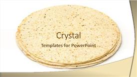  Presentation with tortilla - Beautiful slide deck featuring stack of multigrain tortillas backdrop and a lemonade colored foreground
