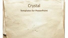  Presentation with path - PPT theme with stack of old papers isolated background and a cream colored foreground