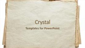  Presentation with old papers - PPT layouts consisting of stack of old papers isolated background and a lemonade colored foreground