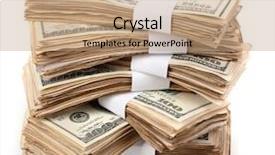  Presentation with hyperloop one - Audience pleasing slides consisting of stack of one hundred dollars backdrop and a coral colored foreground