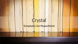  Presentation with vintage book - Amazing slide set having stack of paperback book backdrop and a lemonade colored foreground