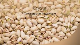  Presentation with nut - PPT layouts consisting of stack-of-pistachio-nut-snack background and a  colored foreground