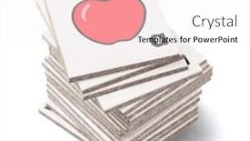  Presentation with preschool - Beautiful slides featuring stack-of-preschool-alphabet-teaching backdrop and a white colored foreground