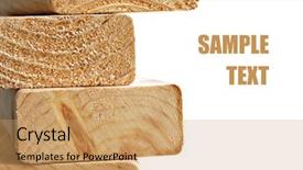  Presentation with flowers on white wooden - Presentation theme with stack of wooden 2x4s background and a coral colored foreground