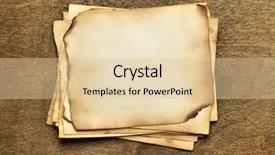  Presentation with burnt - Presentation consisting of stack old papers background and a lemonade colored foreground