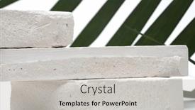  Presentation with stones - Theme featuring stack-stones-platform-podium-palm background and a  colored foreground