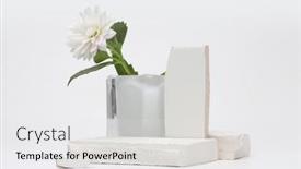  Presentation with stones - PPT theme with stack-stones-platform-podium background and a white colored foreground