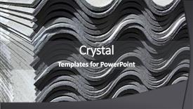  Presentation with tile - Slides with stacked asbestos tile background and a dark gray colored foreground