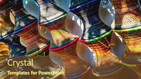  Presentation with nepal - Audience pleasing PPT theme consisting of stacked-colourful-wicker-stools backdrop and a tawny brown colored foreground