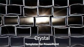  Presentation with steel pipe - PPT theme featuring stacked steel pipe with sunlight background and a wine colored foreground