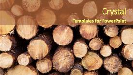  Presentation with fuel - Amazing presentation having stacked timber logs - fuel backdrop and a red colored foreground