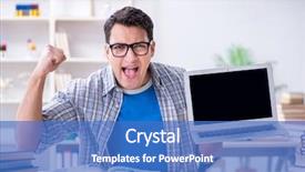  Presentation with medical student - Cool new slides with stacks computer science - medical student preparing for exams backdrop and a  colored foreground