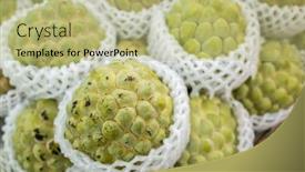  Presentation with sugar - Beautiful PPT theme featuring traditional marketplace in taiwan backdrop and a mint green colored foreground