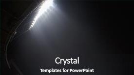  Presentation with stadium - Presentation theme with beautiful young hairdresser giving a new haircut to male customer at parlor background and a wine colored foreground