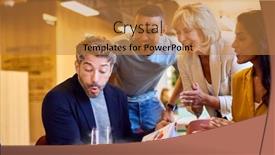  Presentation with birthday card - Slide deck consisting of staff-celebrating-birthday-of-male background and a gold colored foreground