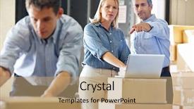  Presentation with distribution - Slide deck having grilled whole free range chicken background and a white colored foreground.