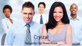  Presentation with asian - Amazing presentation design having staff meeting teachers - asian business woman backdrop and a light blue colored foreground