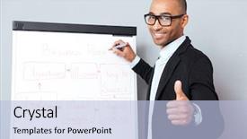  Presentation with uromastyx a genus of african - Cool new PPT layouts with staff meeting teachers - happy african young man backdrop and a light blue colored foreground