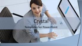  Presentation with mission strategic planning - Slide deck consisting of staff of the planning department background and a light blue colored foreground