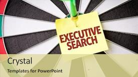  Presentation with staffing - Cool new presentation design with staffing jobs - executive search backdrop and a blonde colored foreground